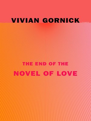 cover image of The End of the Novel of Love